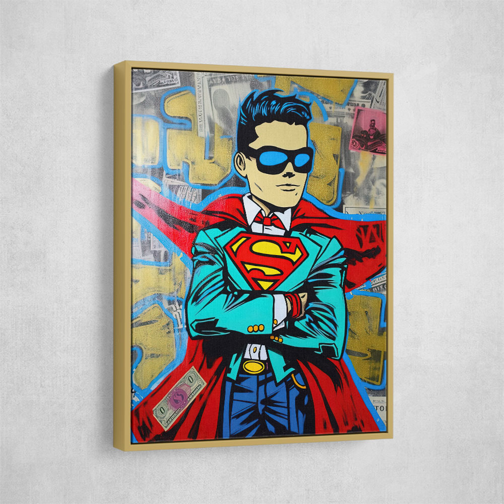 Superman Graffiti Style 2 Wall Art