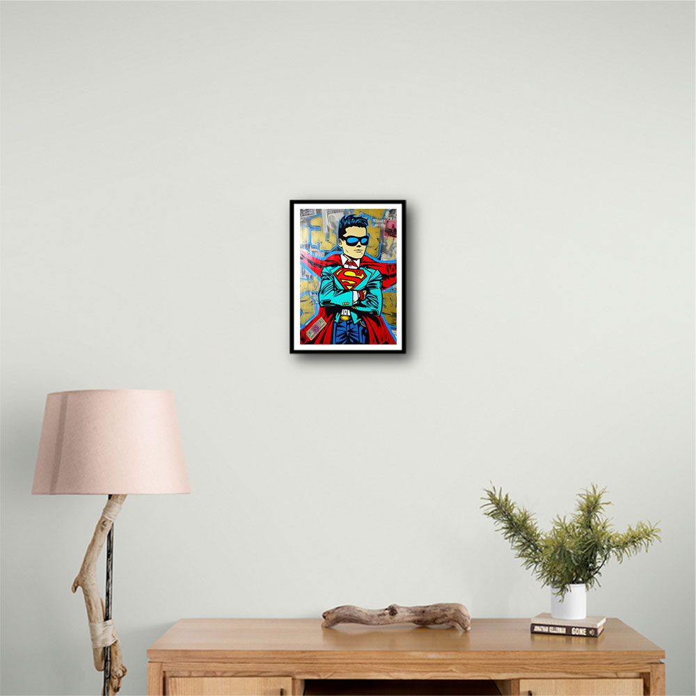 Superman Graffiti Style 2 Wall Art