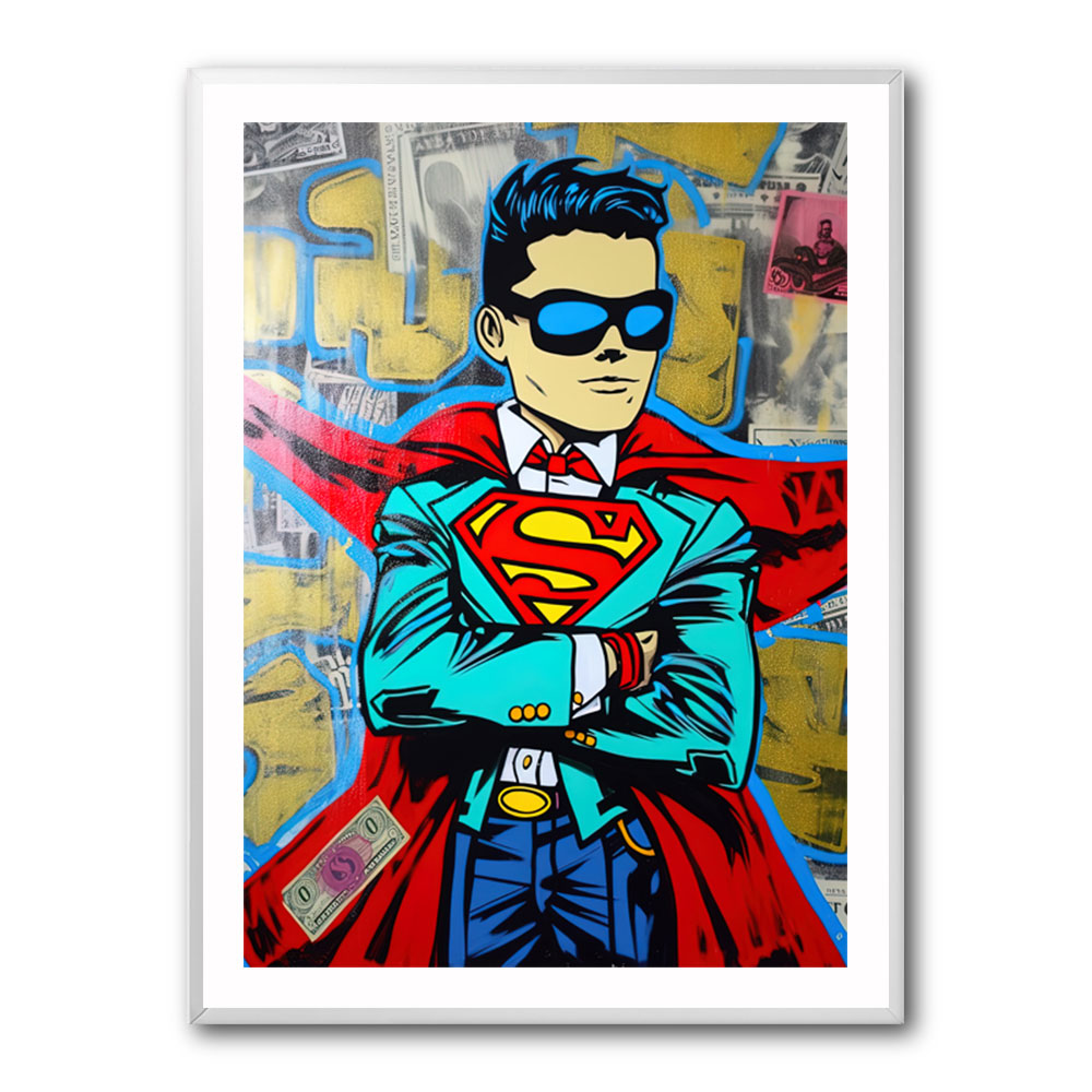 Superman Graffiti Style 2 Wall Art