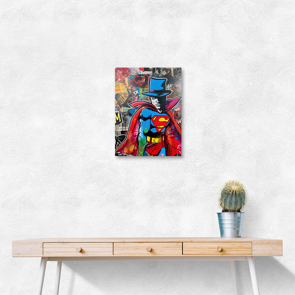 Superman Graffiti Style 4 Wall Art