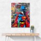 Superman Graffiti Style 4 Wall Art