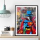 Superman Graffiti Style 4 Wall Art