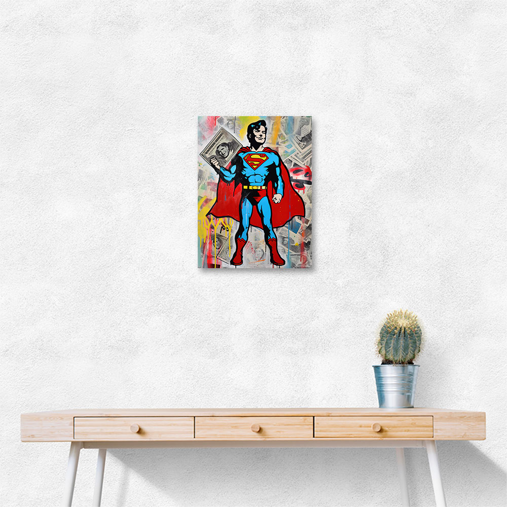 Superman Graffiti Style 6 Wall Art