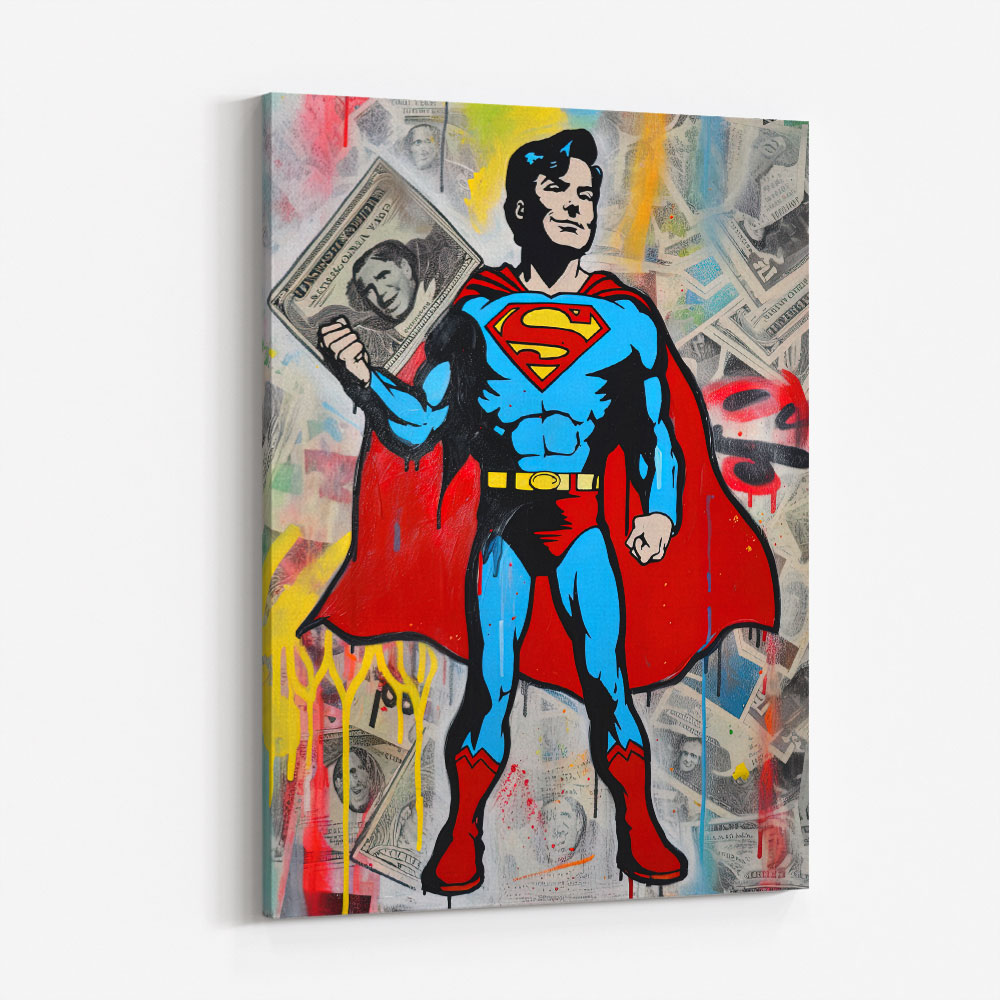 Superman Graffiti Style 6 Wall Art