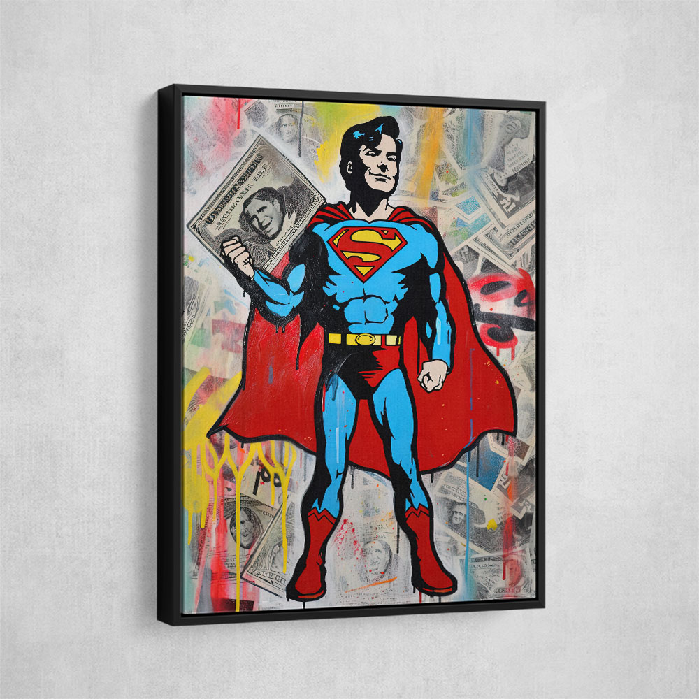 Superman Graffiti Style 6 Wall Art