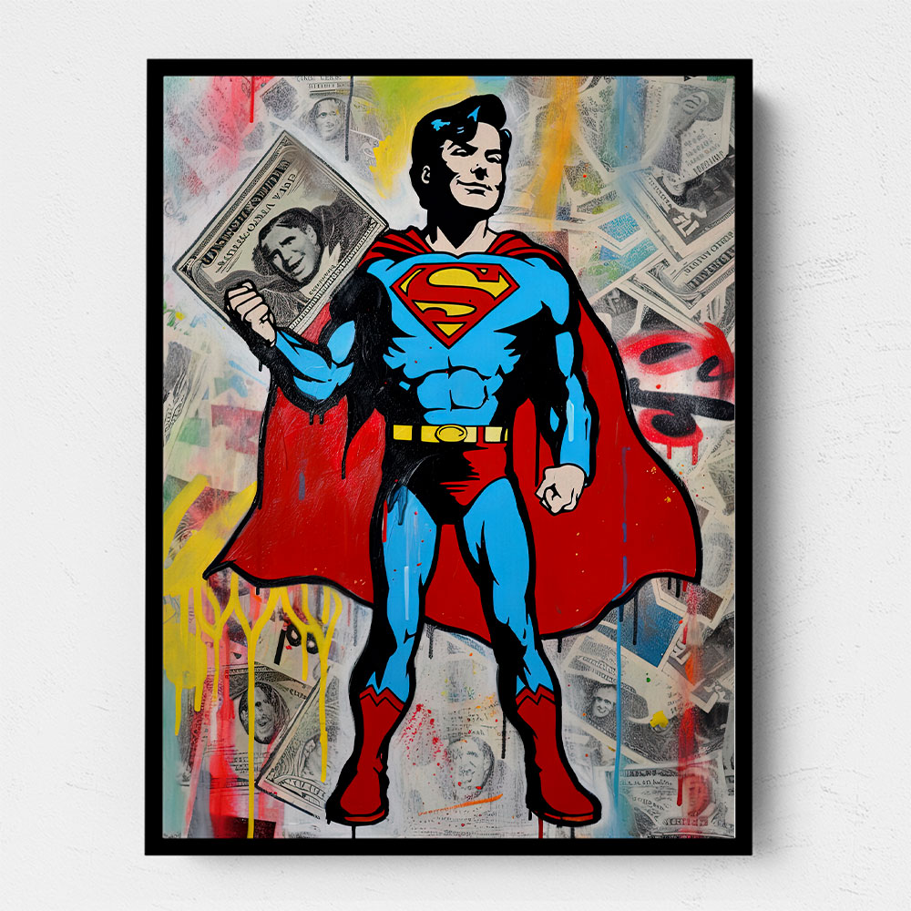 Superman Graffiti Style 6 Wall Art