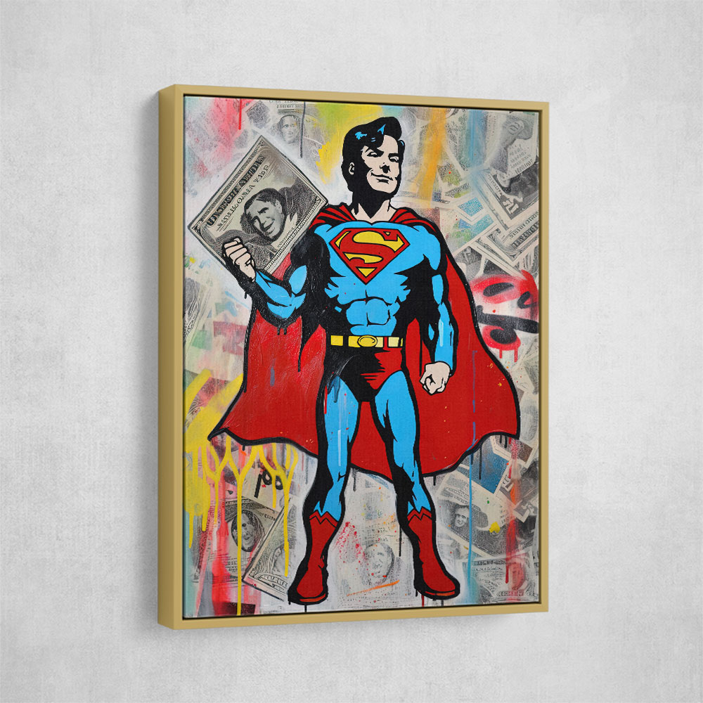 Superman Graffiti Style 6 Wall Art