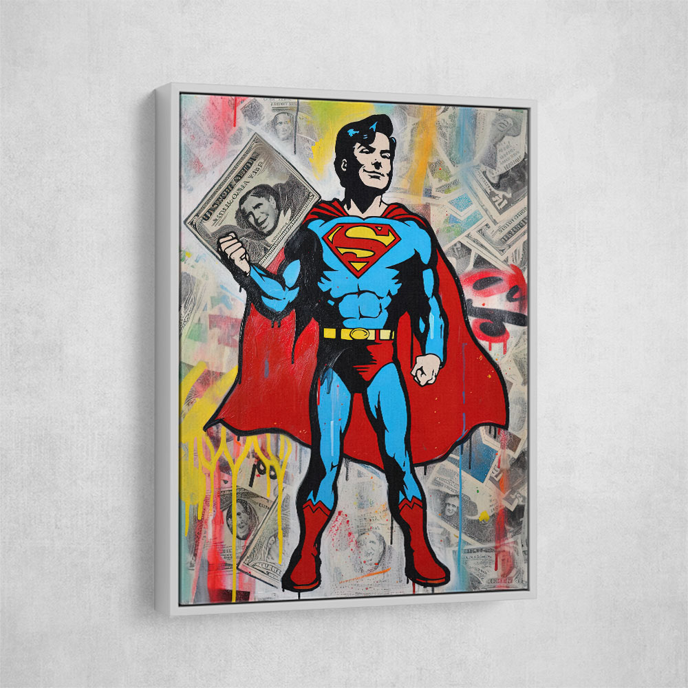 Superman Graffiti Style 6 Wall Art