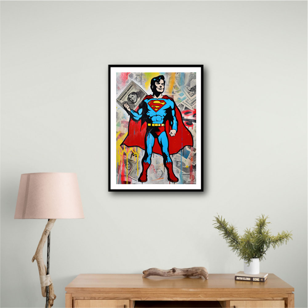 Superman Graffiti Style 6 Wall Art