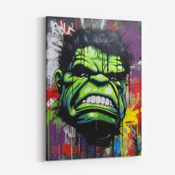 Hulk Graffiti Style Wall Art