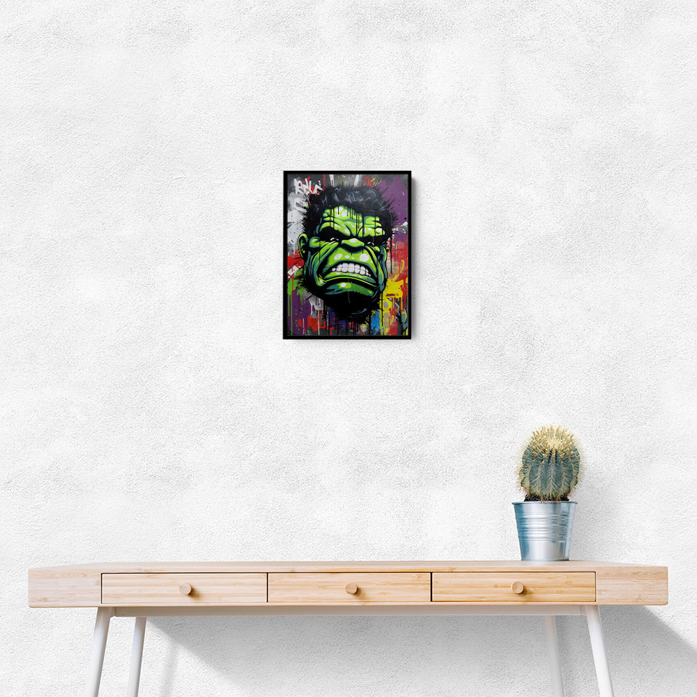 Hulk Graffiti Style Wall Art