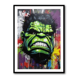 Hulk Graffiti Style Wall Art