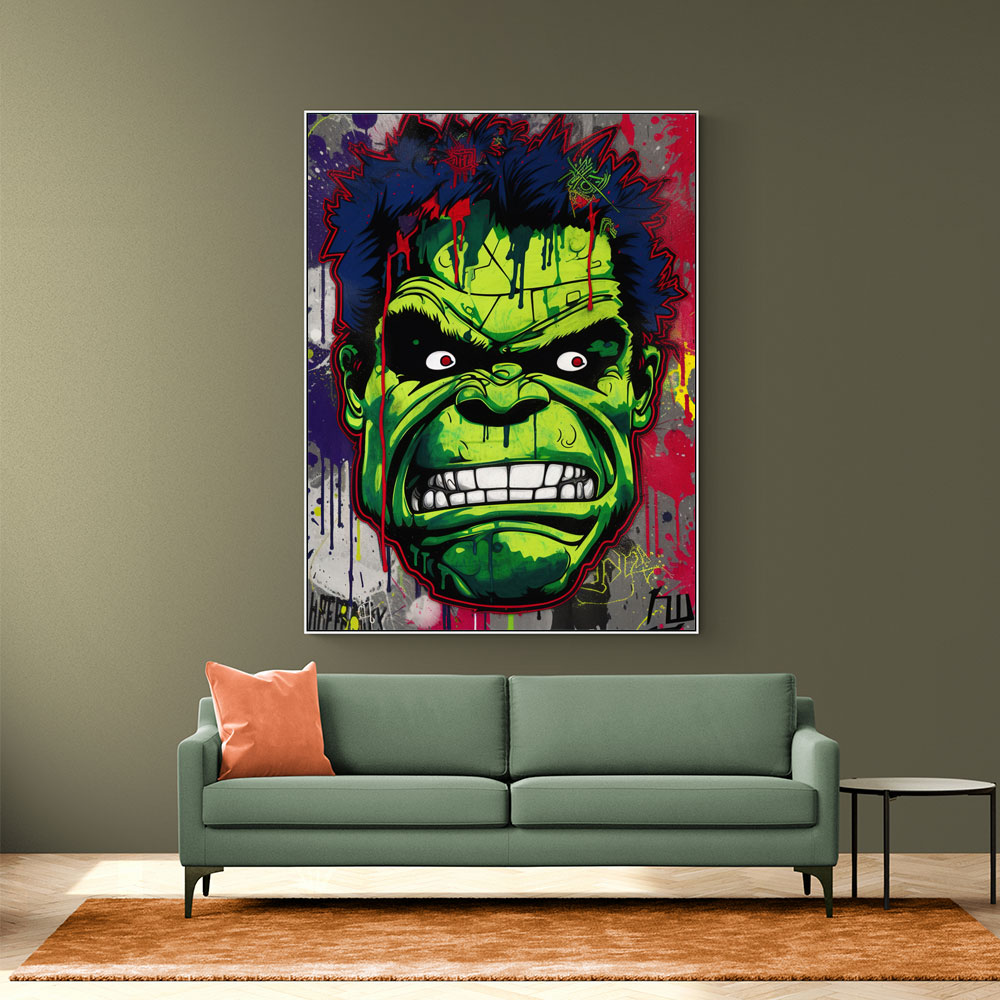 Hulk Graffiti Style 1 Wall Art