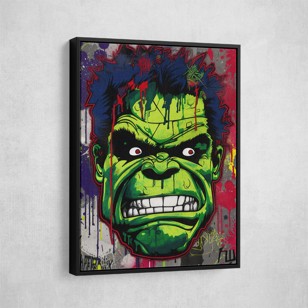 Hulk Graffiti Style 1 Wall Art