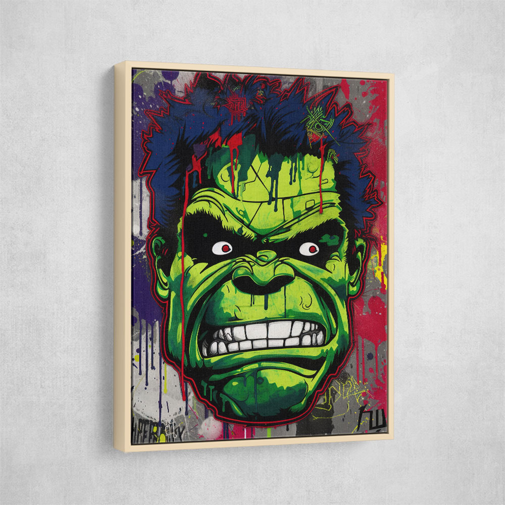 Hulk Graffiti Style 1 Wall Art