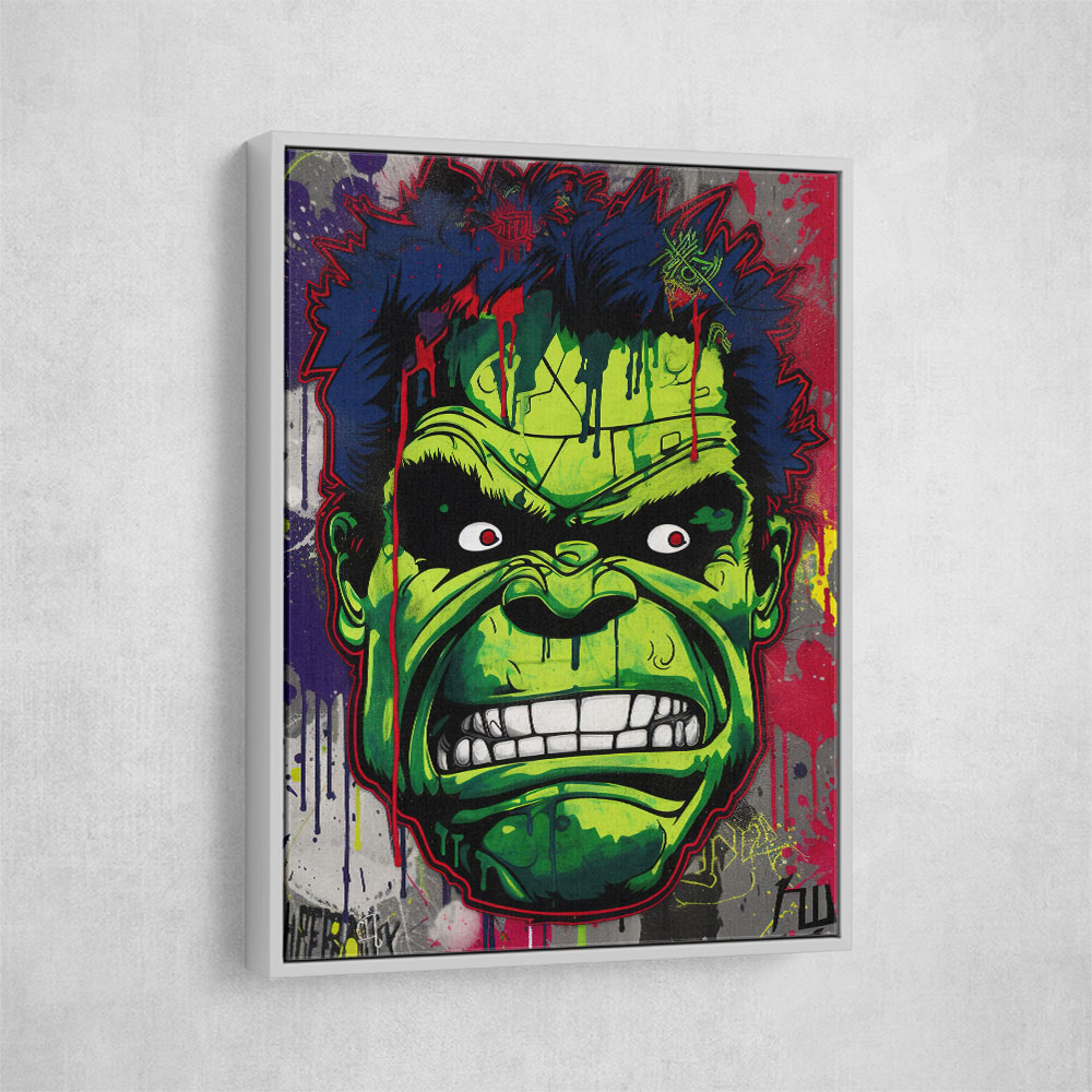 Hulk Graffiti Style 1 Wall Art