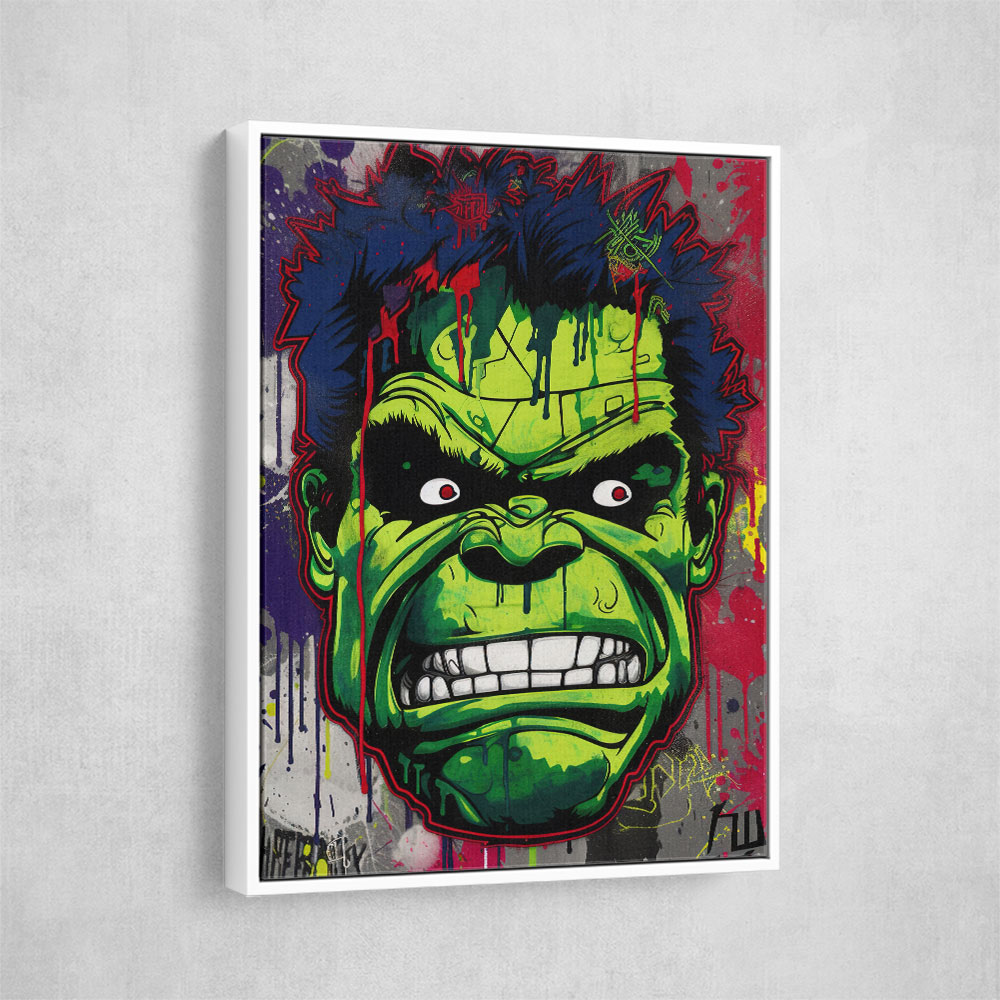 Hulk Graffiti Style 1 Wall Art