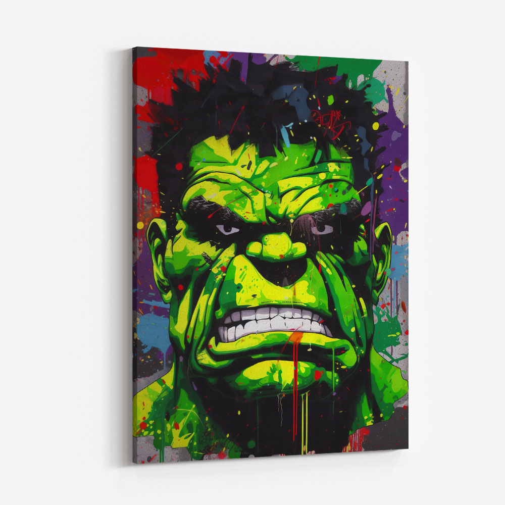 Hulk Graffiti Style 2 Wall Art