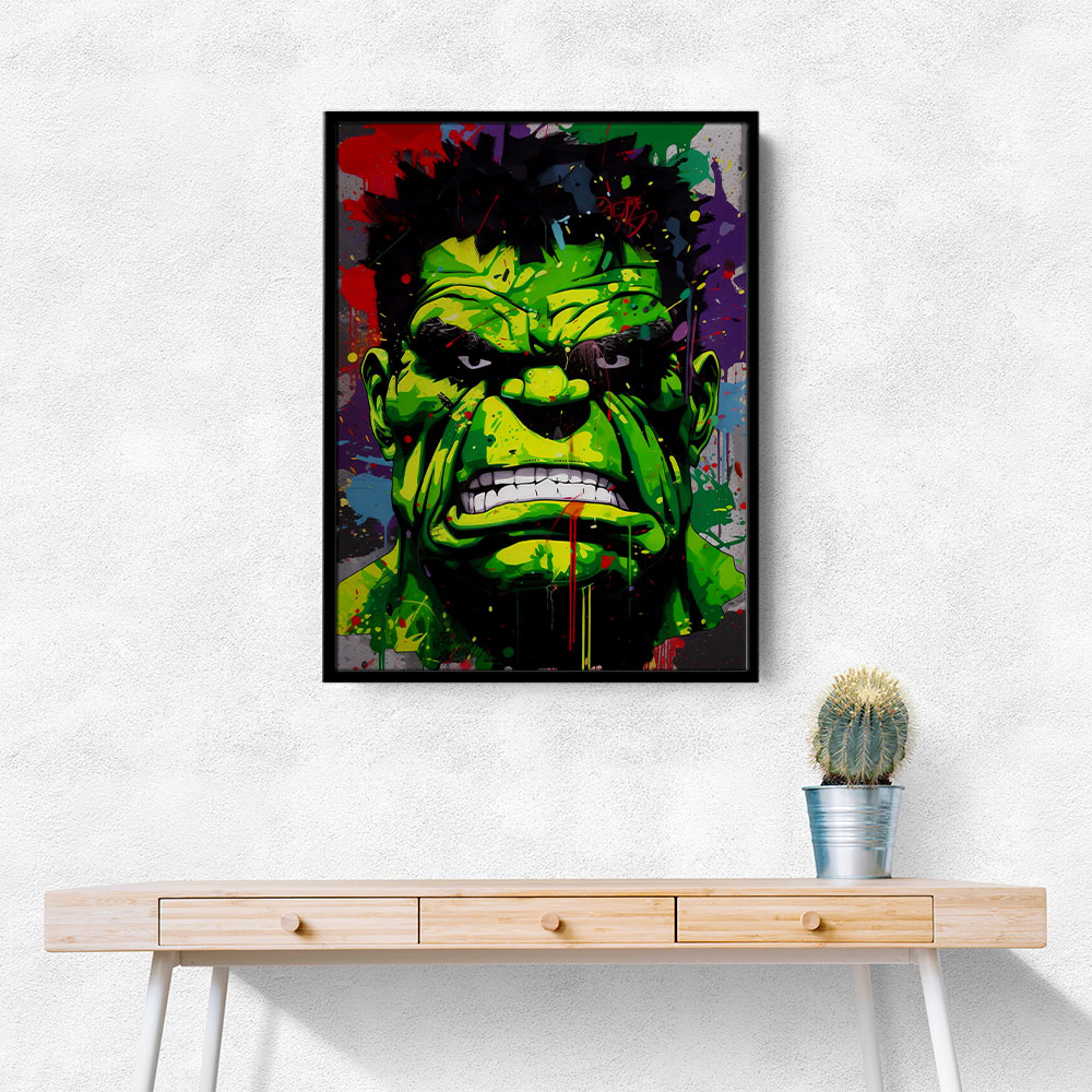 Hulk Graffiti Style 2 Wall Art