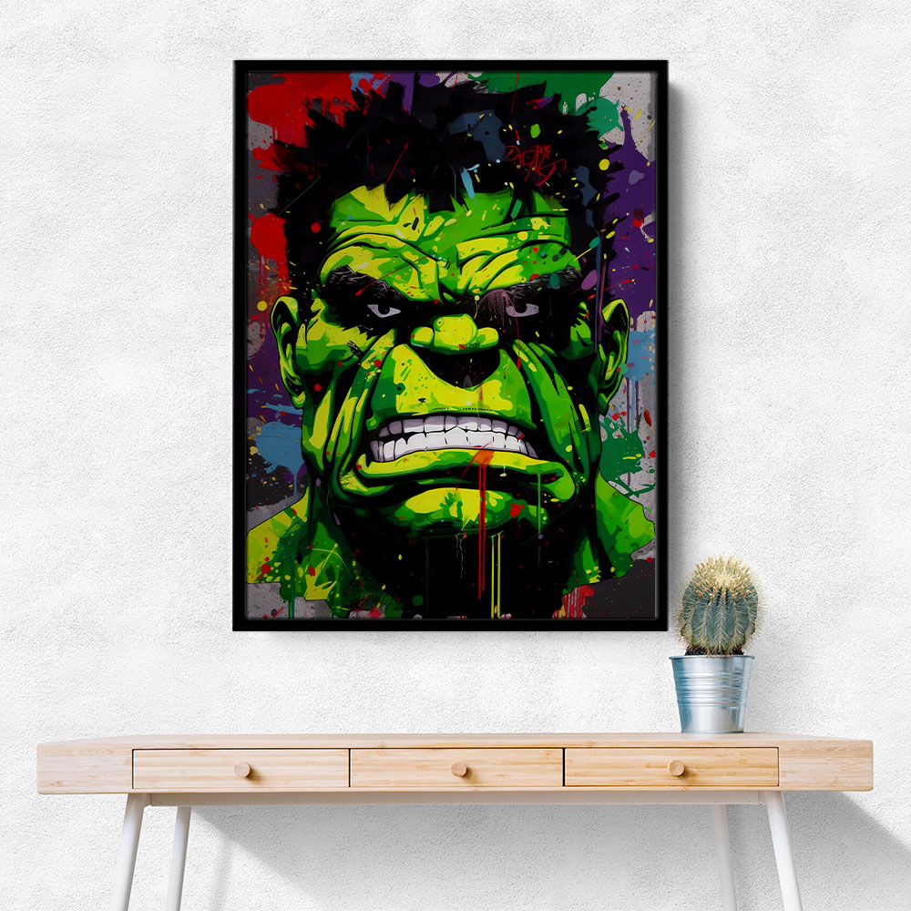 Hulk Graffiti Style 2 Wall Art