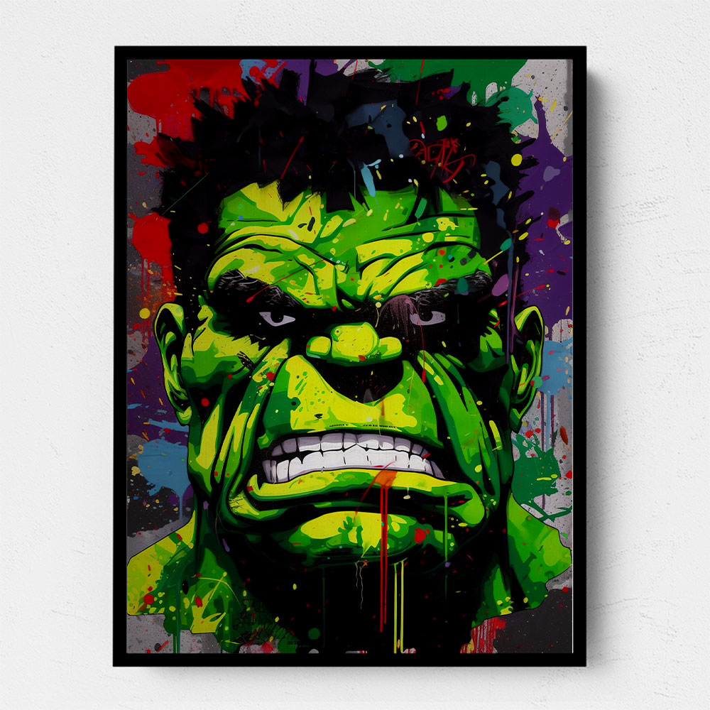 Hulk Graffiti Style 2 Wall Art