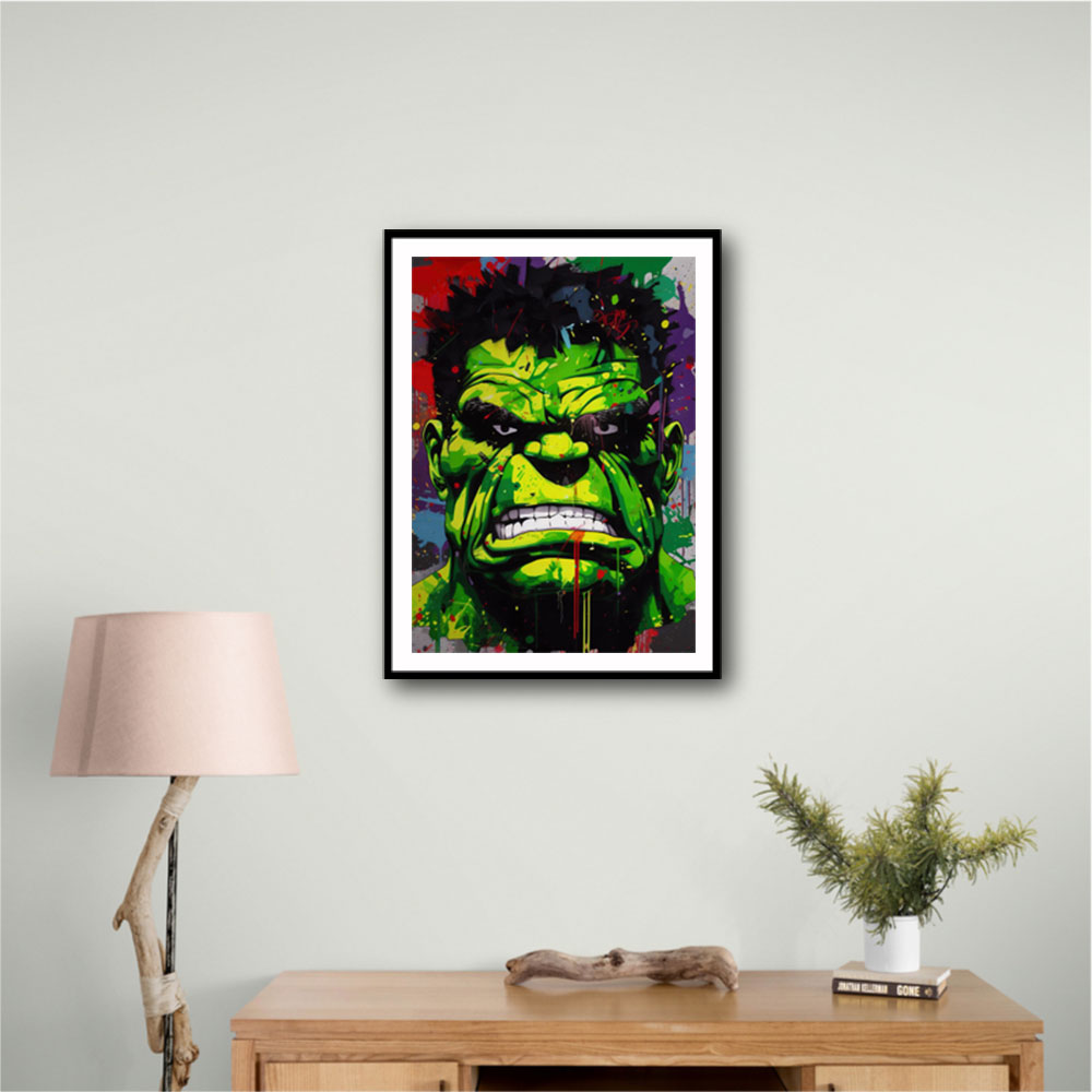 Hulk Graffiti Style 2 Wall Art