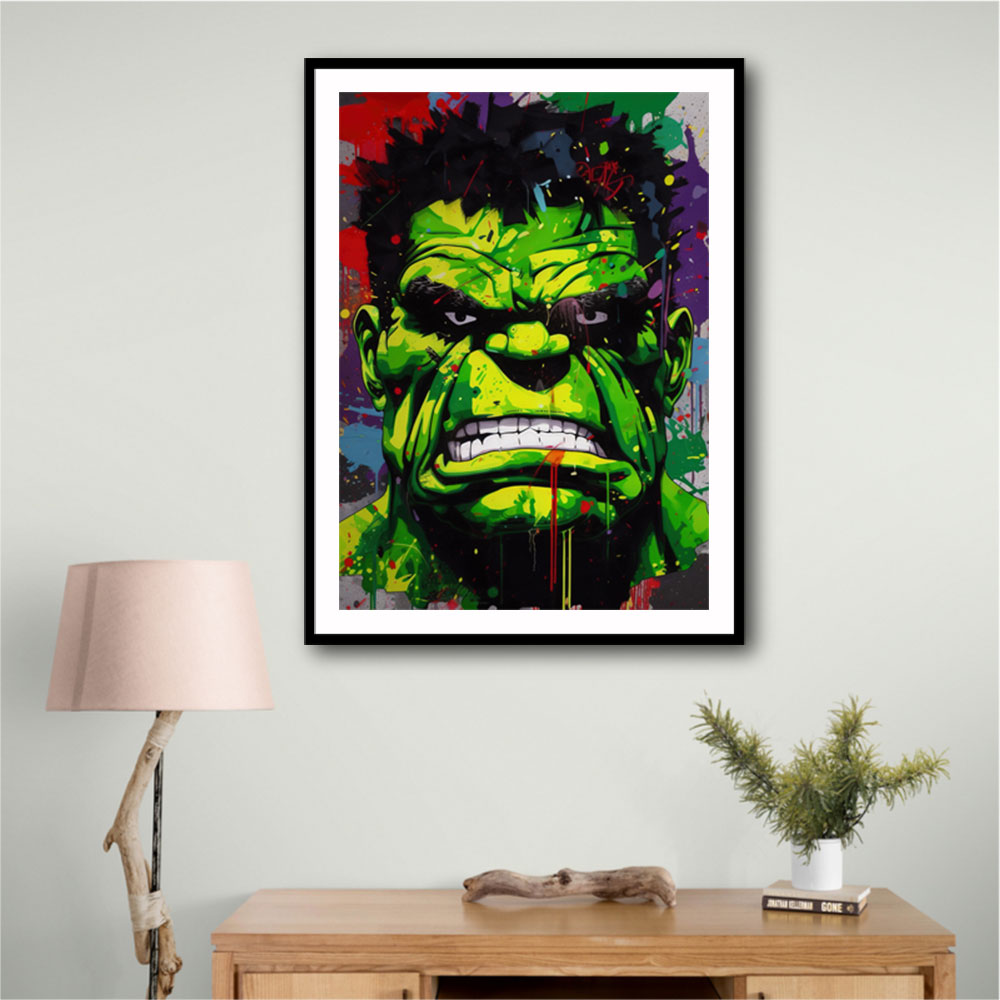 Hulk Graffiti Style 2 Wall Art