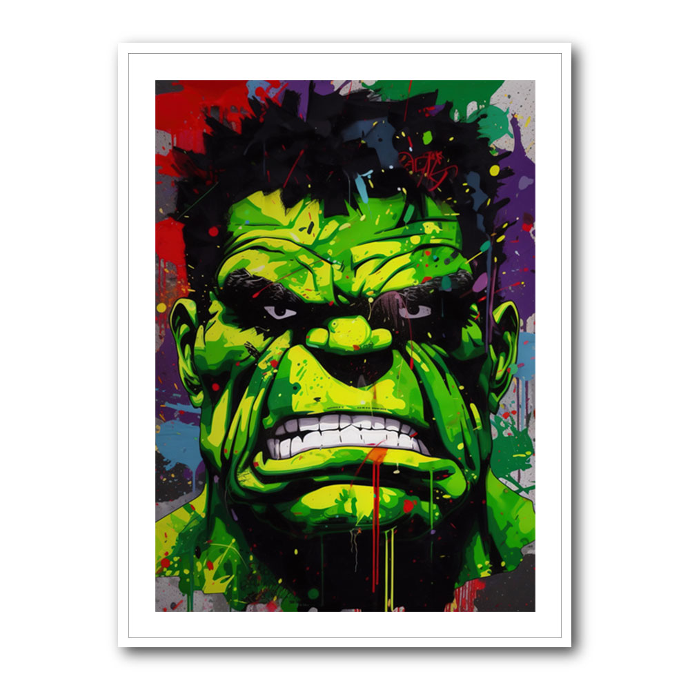 Hulk Graffiti Style 2 Wall Art