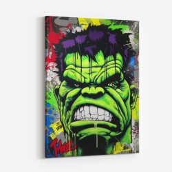 Hulk Graffiti Style 3 Wall Art