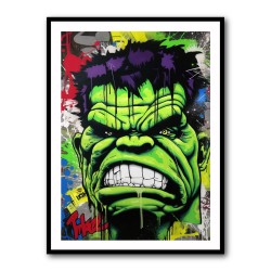 Hulk Graffiti Style 3 Wall Art
