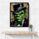 Hulk In a Hat Graffiti Style Wall Art