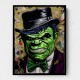 Hulk In a Hat Graffiti Style Wall Art