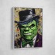 Hulk In a Hat Graffiti Style Wall Art