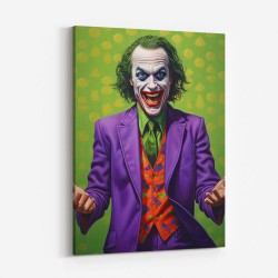 The Joker Green Wall Art