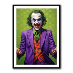 The Joker Green Wall Art