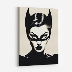 Catwoman Illustrated Wall Art