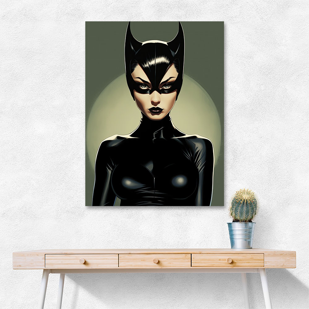 Catwoman Illustrated 1 Wall Art