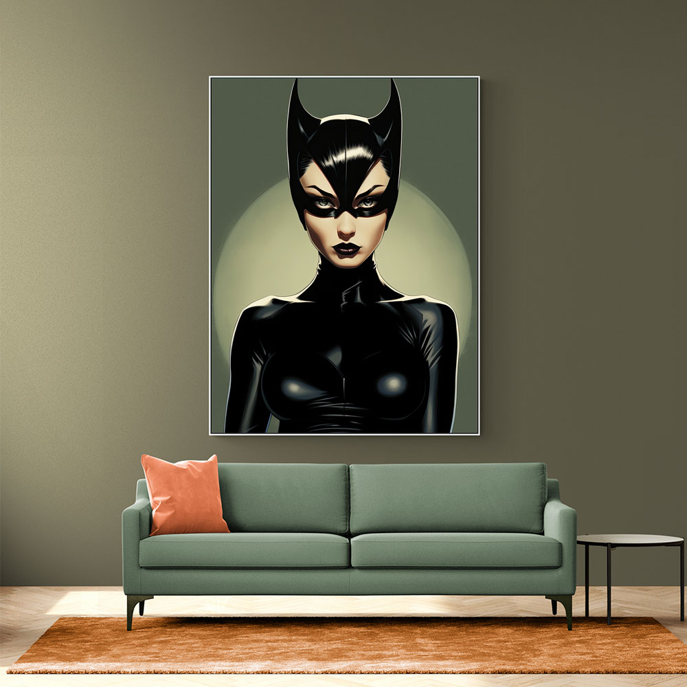 Catwoman Illustrated 1 Wall Art