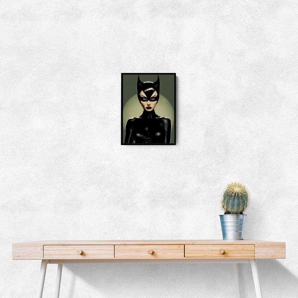 Catwoman Illustrated 1 Wall Art