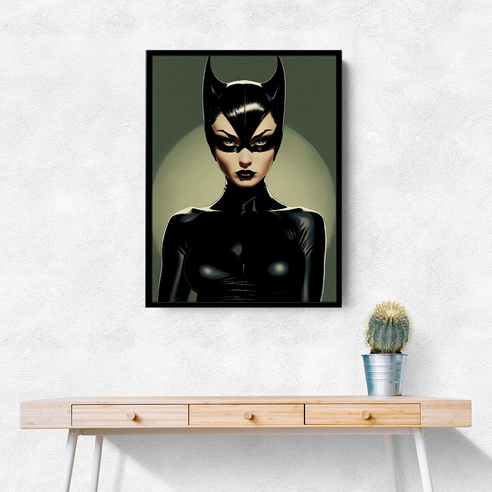 Catwoman Illustrated 1 Wall Art