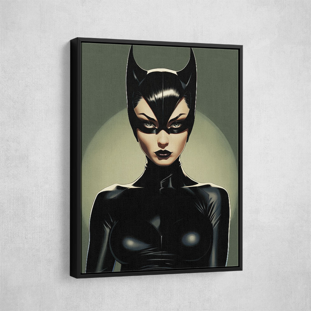 Catwoman Illustrated 1 Wall Art