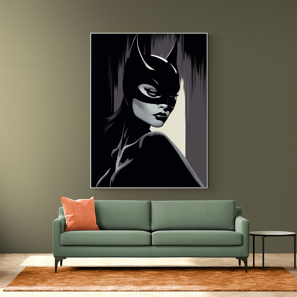 Catwoman Illustrated 2 Wall Art