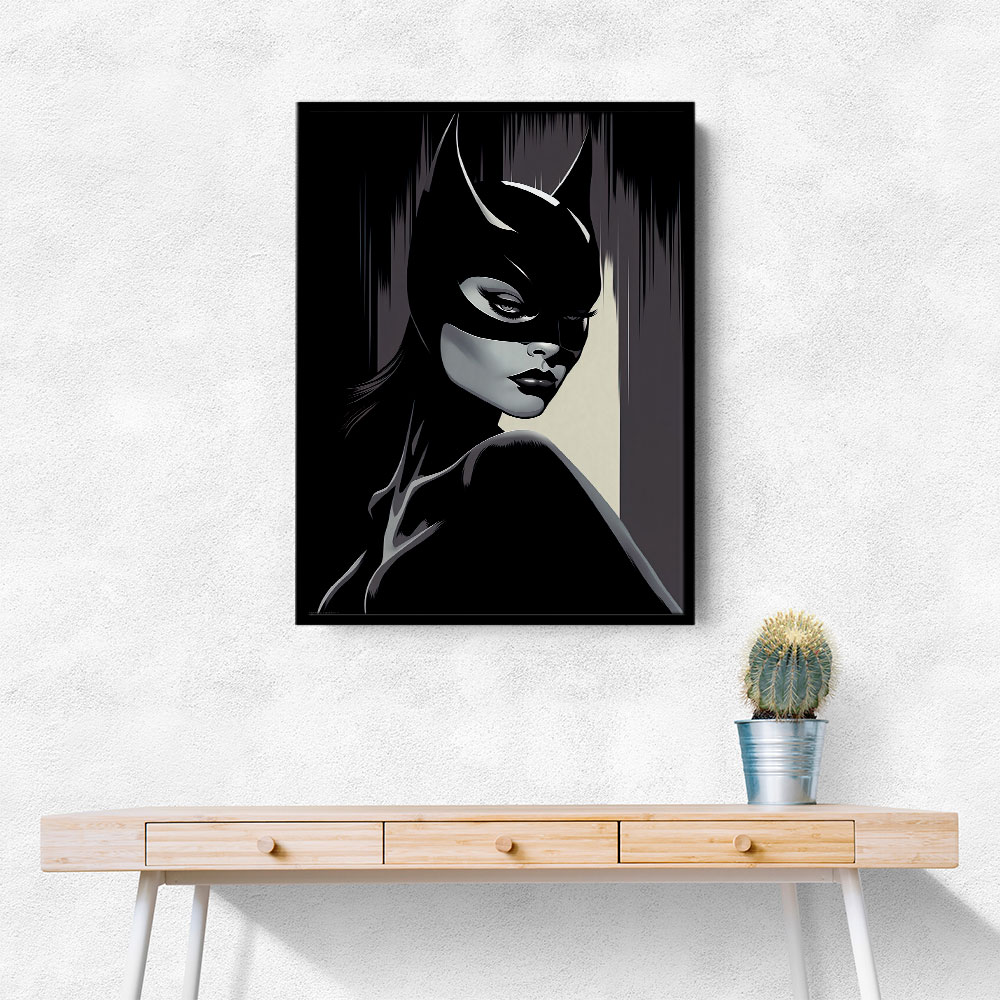 Catwoman Illustrated 2 Wall Art