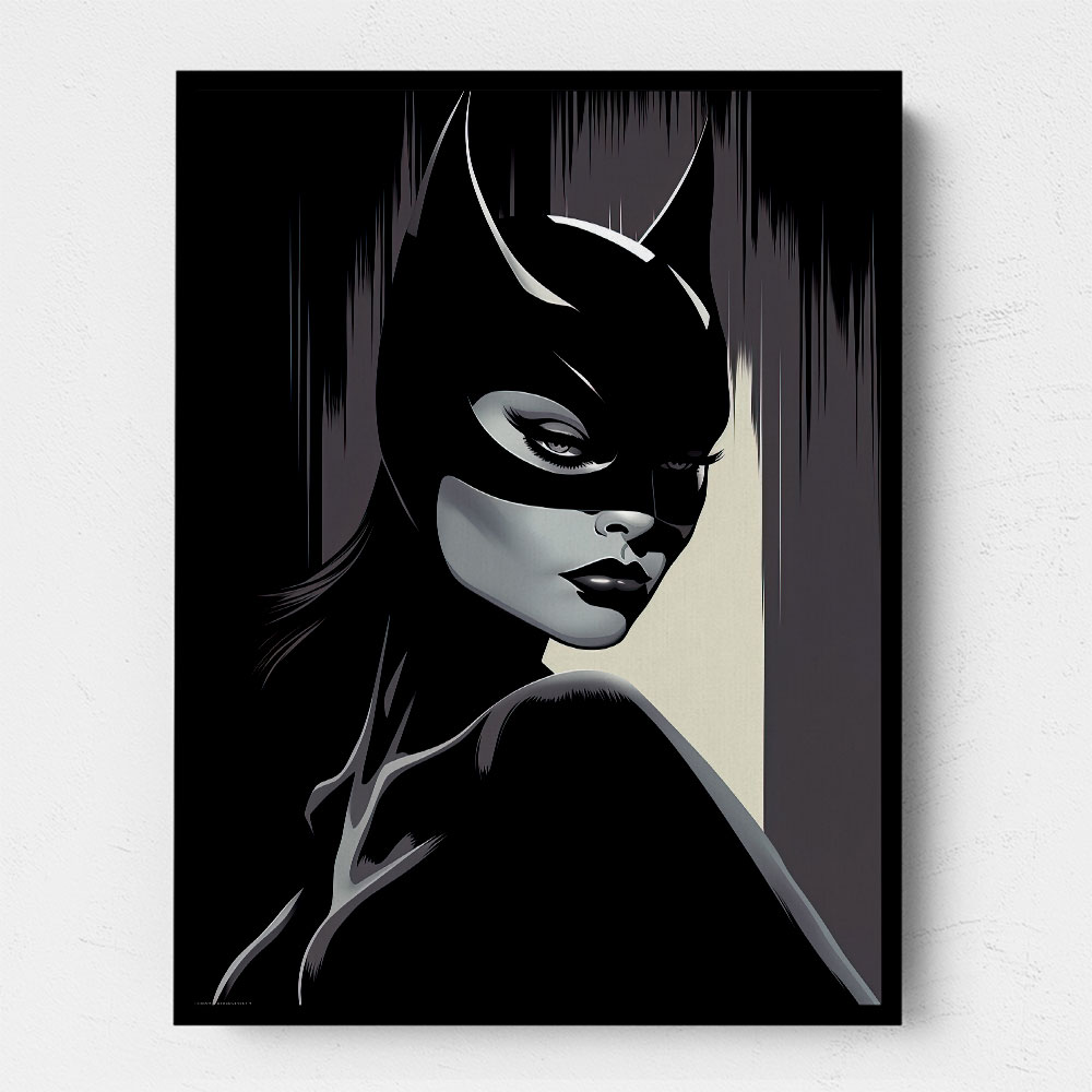 Catwoman Illustrated 2 Wall Art