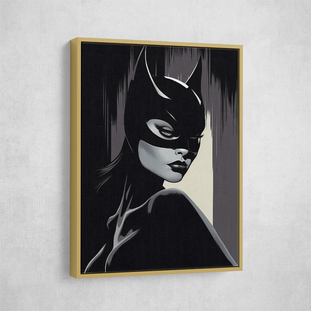 Catwoman Illustrated 2 Wall Art