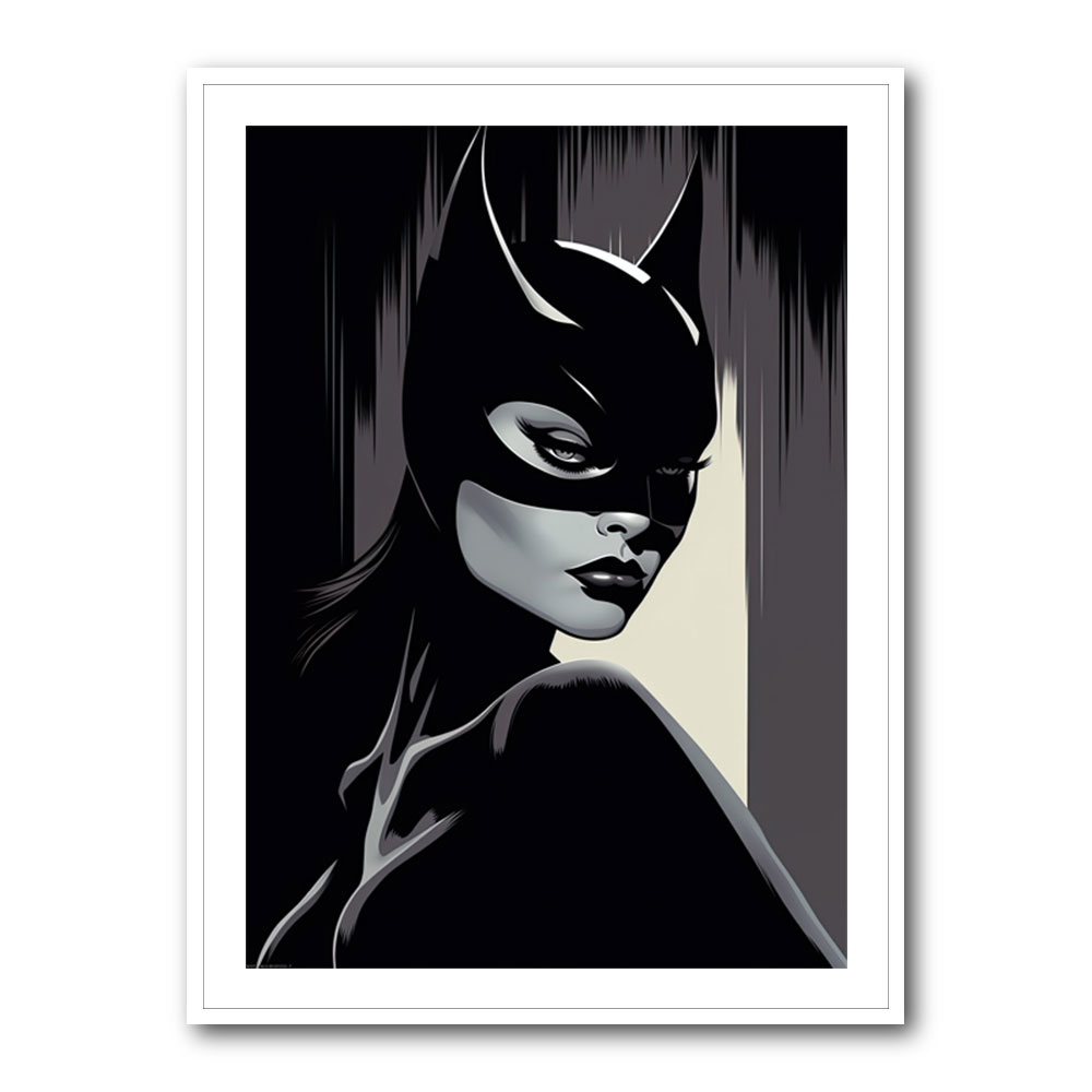 Catwoman Illustrated 2 Wall Art