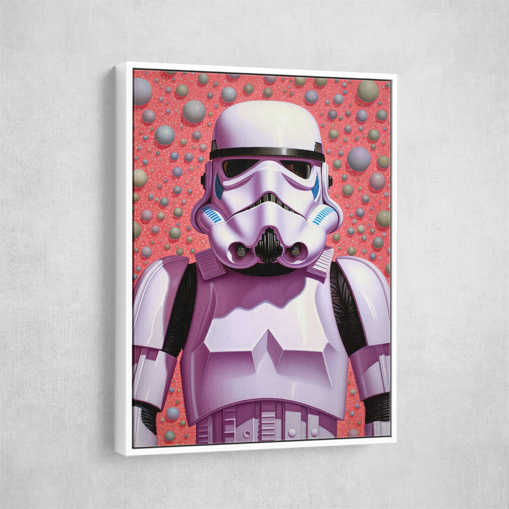 Storm Trooper In Pink Wall Art Storm Trooper In Pink Wall Art