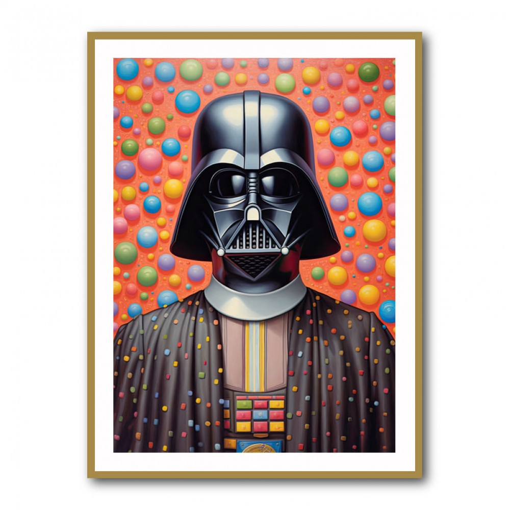 Darth Vader Bubbles Wall Art