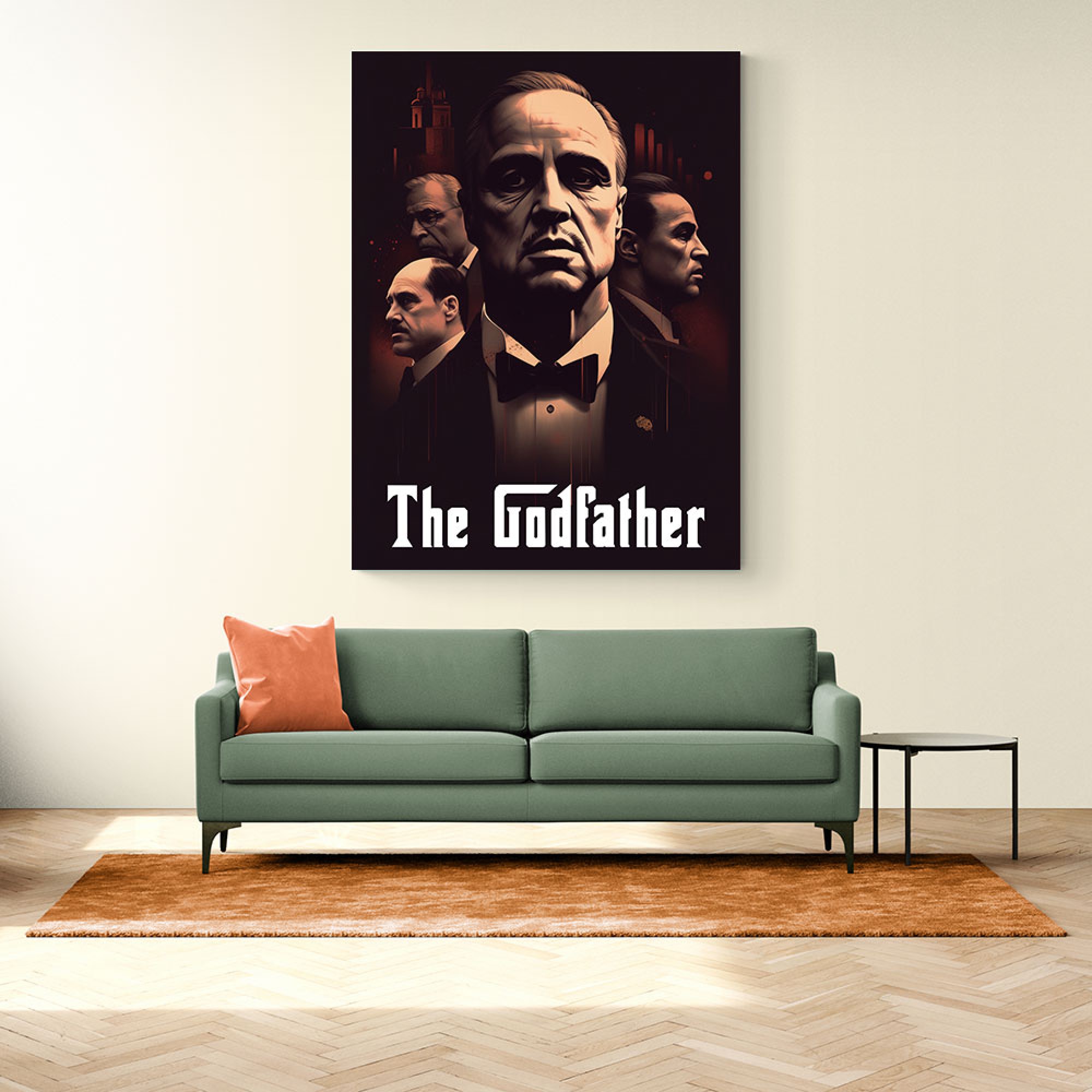 The Godfather Poster Style Wall Art