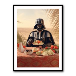 Vader Lunch At The Beach Wall Art